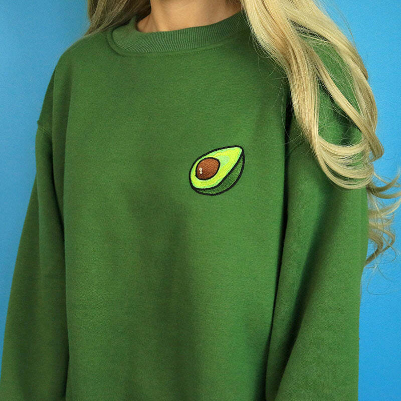 Trendy Antisocial Avocado Sweatshirt: Perfect for Casual Outfits & Concerts