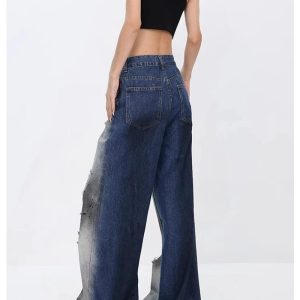 Trendy Ashen Ruin Distressed Jeans: Perfect for Casual Outfits & Concerts