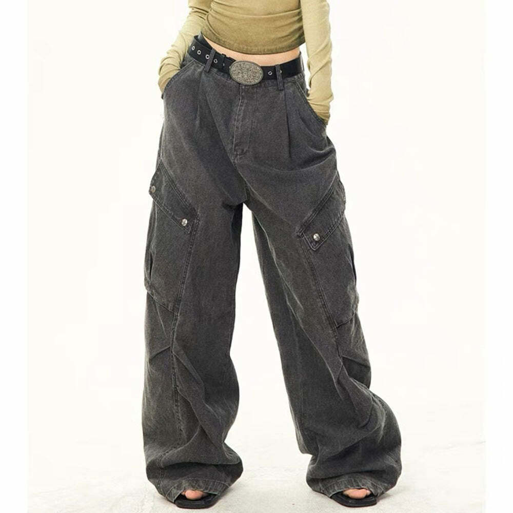 Trendy Cargo Jeans: Perfect for Y2K Outfits, Concerts & Casual Looks