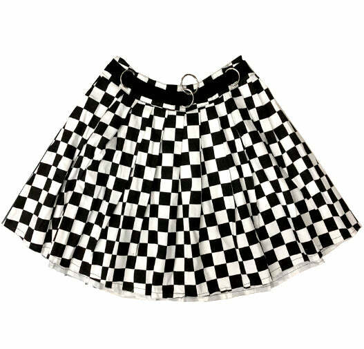 Trendy Checkered Mini Skirt: Perfect for Spring Outfits & Concert Looks