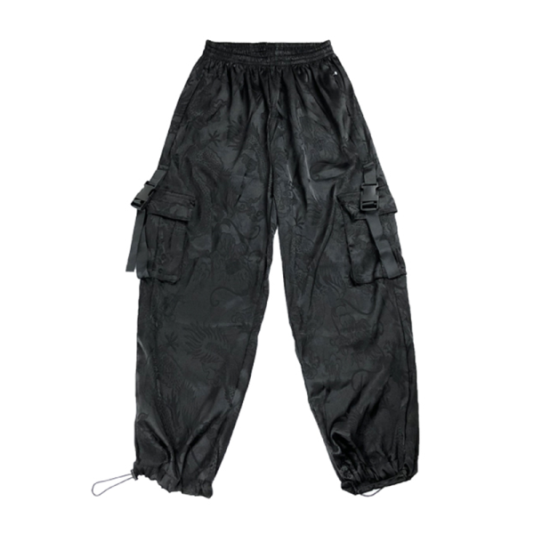 Trendy Chinese Dragon Cargo Pants: Perfect for Casual & Concert Outfits