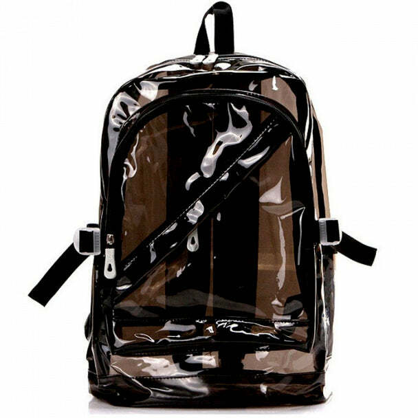 Trendy Clear Backpack for Concerts, School, and Everyday Outfits