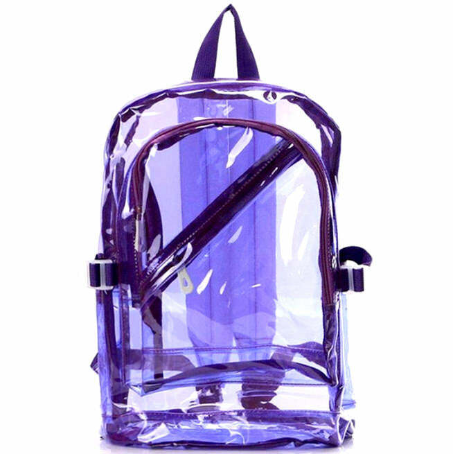 Trendy Clear Backpack for Concerts, School, and Everyday Outfits