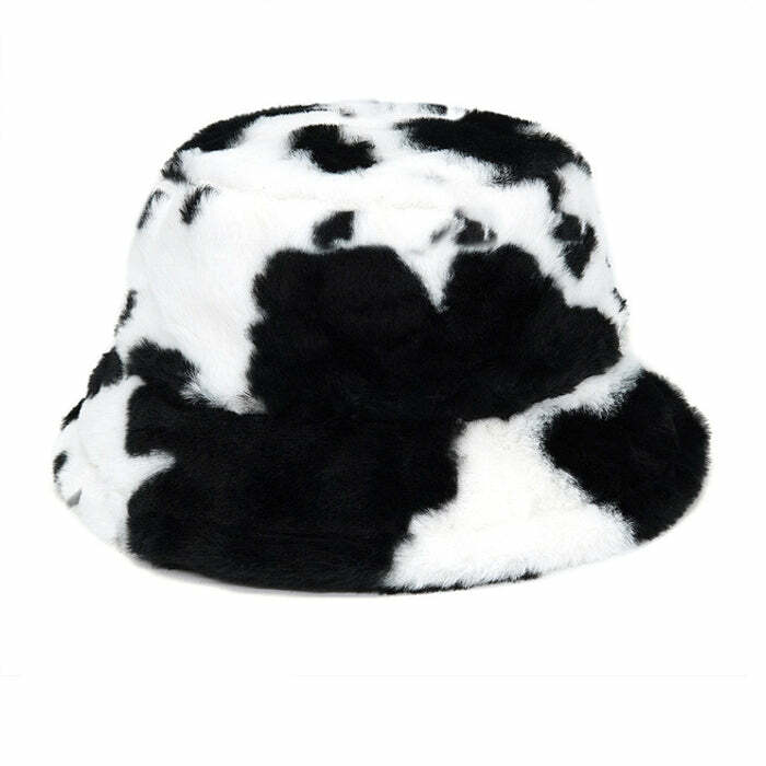 Trendy Cow Print Bucket Hat for Stylish Spring Outfits & Concert Looks