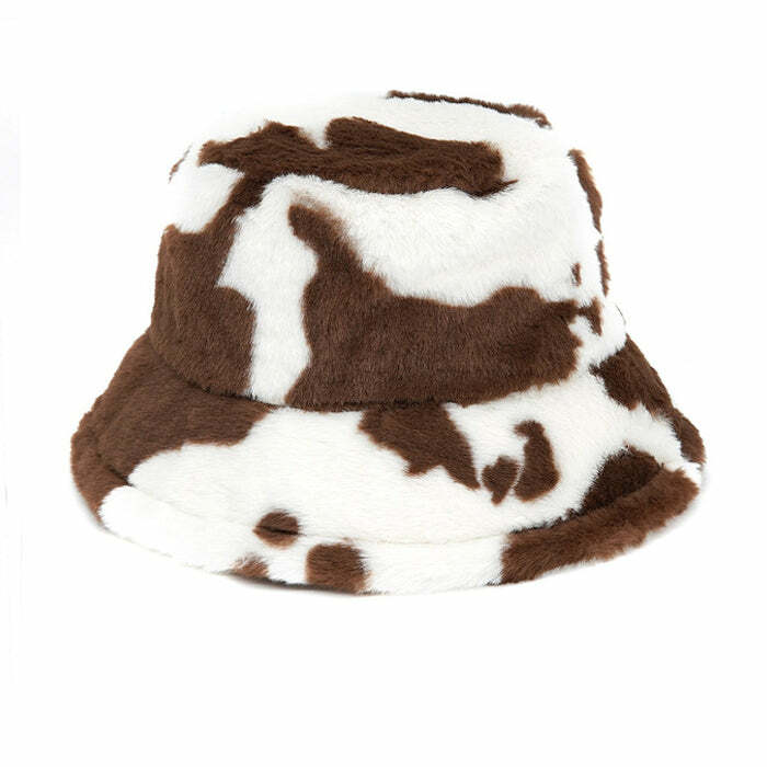 Trendy Cow Print Bucket Hat for Stylish Spring Outfits & Concert Looks