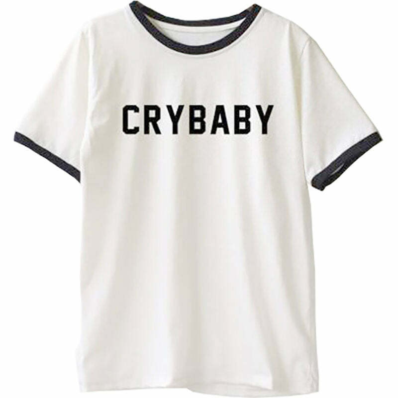 Trendy Crybaby T-Shirt: Perfect for Concerts, Casual Outfits!