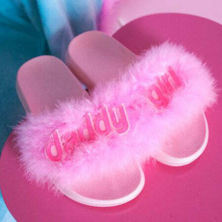 Trendy Daddy Girl Fur Sandals for Stylish Spring & Summer Outfits