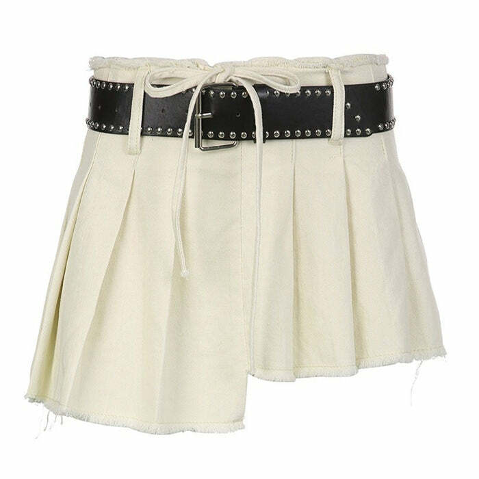 Trendy Distressed Mini Skirt: Perfect for Concerts, Dates & Casual Outfits