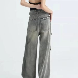 Trendy Distressed Oversized Baggy Jeans for Effortless Outfit Ideas