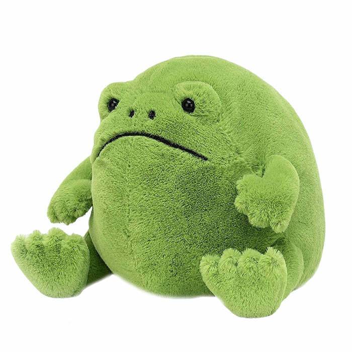 Trendy Goblincore Aesthetic Sad Frog Toy for Unique Outfit Ideas