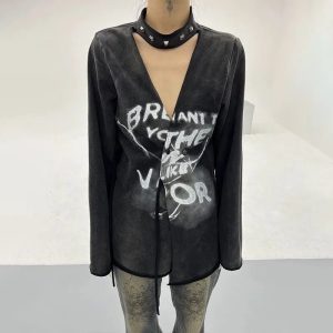 Trendy Graffiti Top: Perfect for Concerts, Casual Outfits & Date Nights