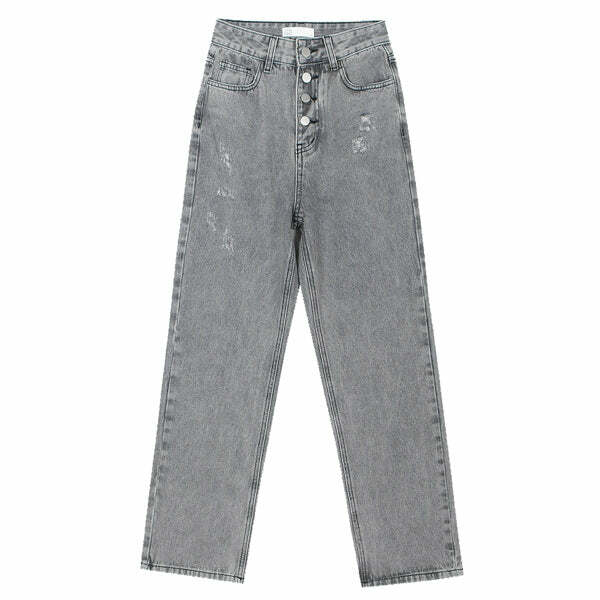 Trendy Grey Baggy Jeans: Perfect for Casual Outfits & Concert Outfit Ideas