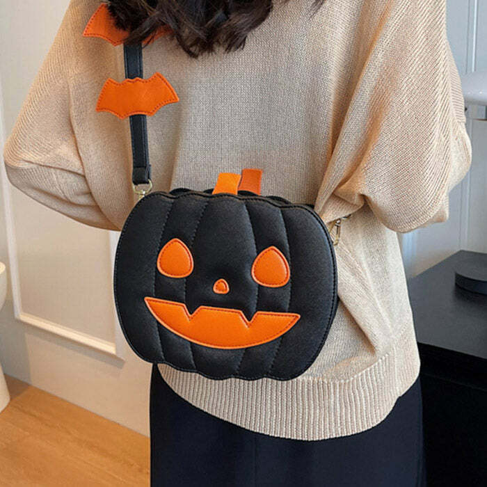 Trendy Halloween Pumpkin Bag: Perfect for Concerts, Parties & Outfits