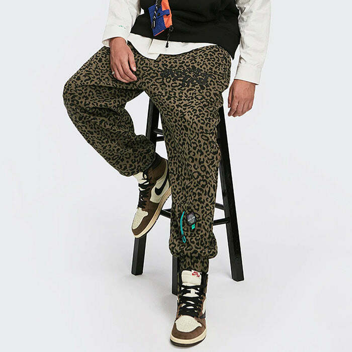 Trendy Leopard Print Wide Pants: Perfect for Casual Outfits & Concerts