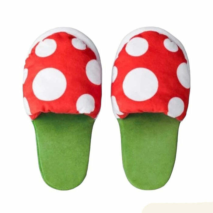 Trendy Mushroom Slippers for Stylish Outfits: Perfect for Concerts & Casual Wear