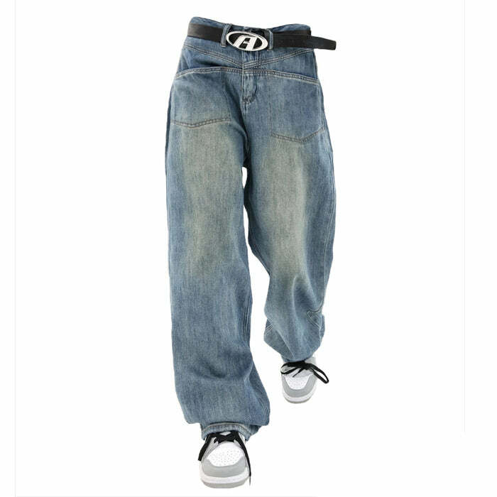 Trendy Nonconformist Wide Jeans: Perfect for Casual Outfits & Concerts