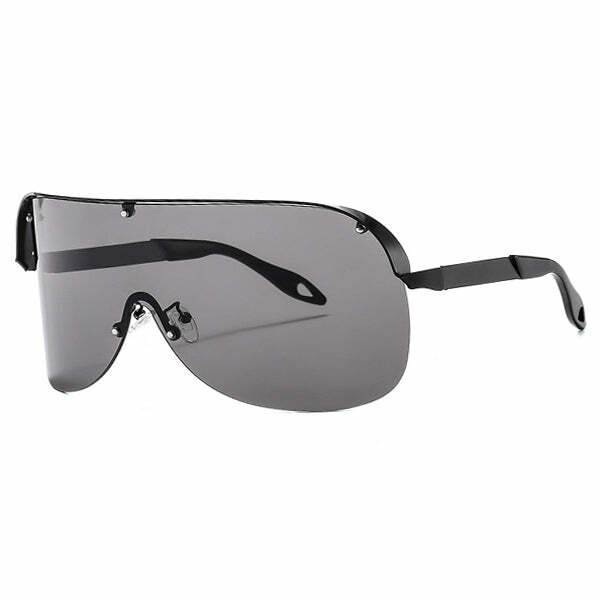 Trendy Oversized Visor Sunglasses for Stylish Spring Outfits & Concerts