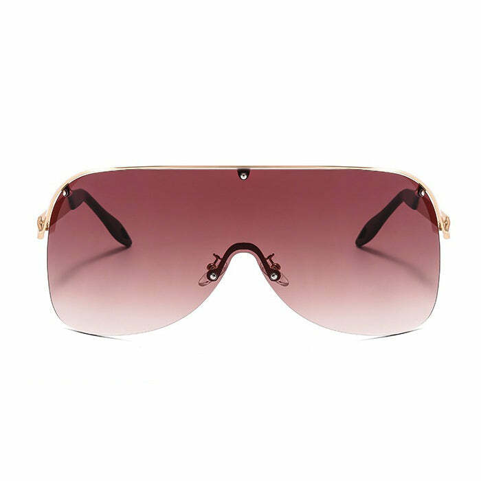 Trendy Oversized Visor Sunglasses for Stylish Spring Outfits & Concerts