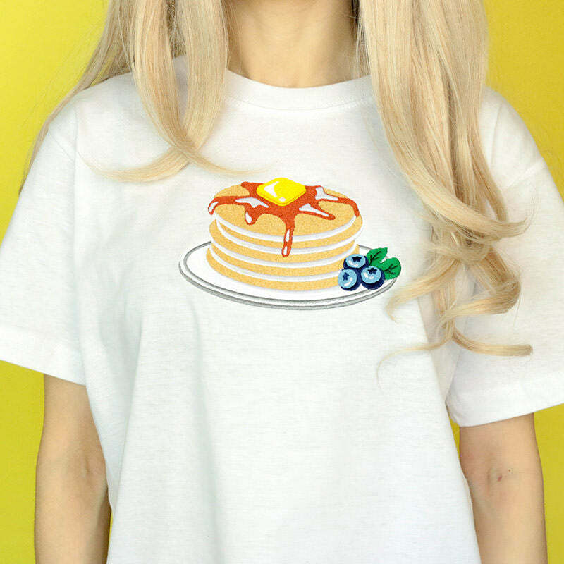 Trendy Pancakes T-Shirt - Perfect for Casual Outfits & Spring Vibes