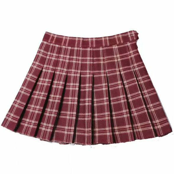 Trendy School Spirit Plaid Skirt: Perfect for Casual Outfits & Events