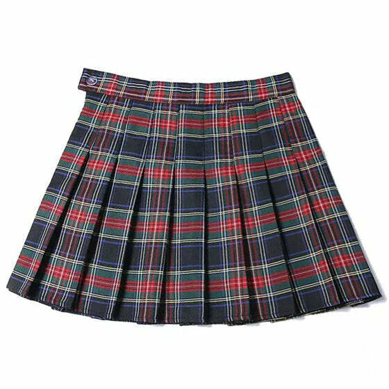 Trendy School Spirit Plaid Skirt: Perfect for Casual Outfits & Events