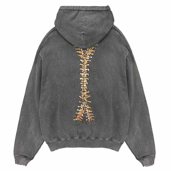 Trendy Skeleton Zip Up Hoodie: Perfect for Concerts & Casual Outfits