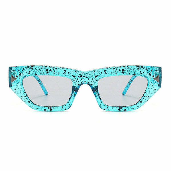 Trendy Spotted Square Sunglasses for Stylish Spring & Summer Outfits