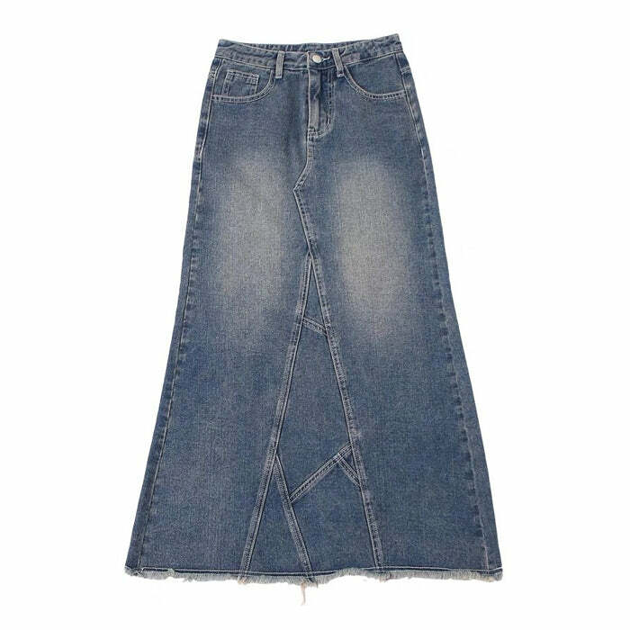 Trendy Teen Craft Denim Skirt: Perfect for Spring Outfits & Casual Looks