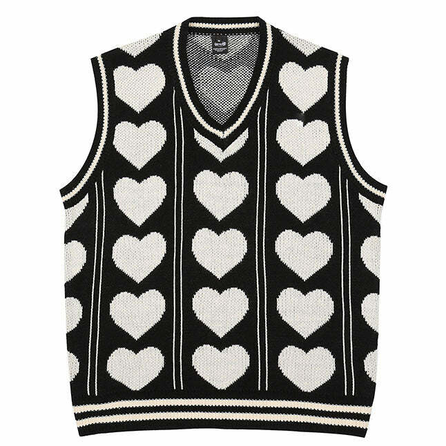 Trendy Teen Craft Heart Vest: Perfect for Spring Outfits & Concerts