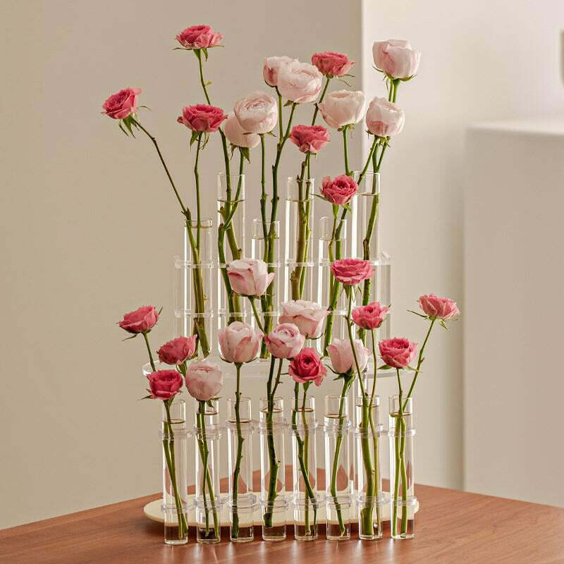 Trendy Test Tube Flower Vase for Stylish Home Decor & Outfit Inspiration