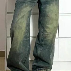 Trendy Washed Low-Rise Baggy Jeans: Perfect for Casual Outfits