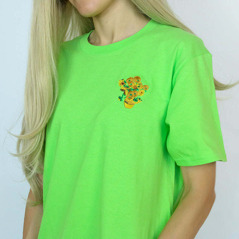 Van Gogh Sunflowers Tee: Perfect for Spring Outfits & Concert Outfit Ideas