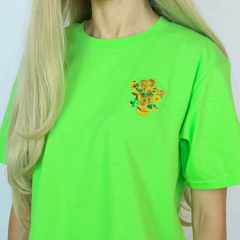 Van Gogh Sunflowers Tee: Perfect for Spring Outfits & Concert Outfit Ideas