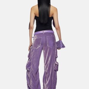 Velvet Vibe Utility Cargo Pants: Trendy Outfit Ideas for Every Occasion