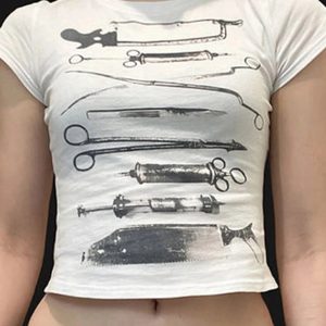 Vintage Anatomy Tools Crop Top: Unique Outfit Ideas for Every Occasion