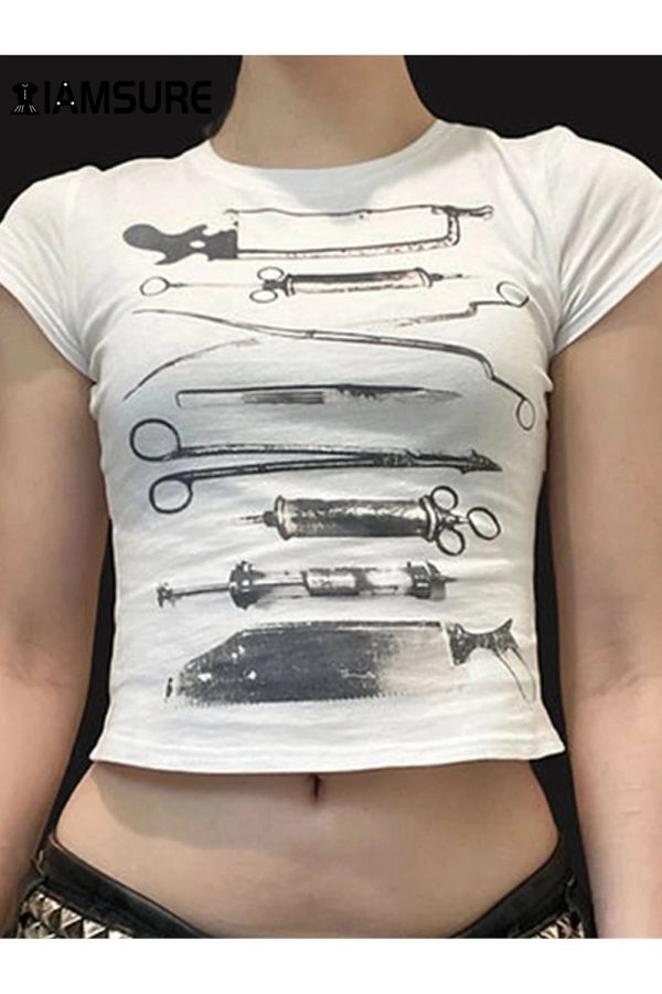 Vintage Anatomy Tools Crop Top: Unique Outfit Ideas for Every Occasion