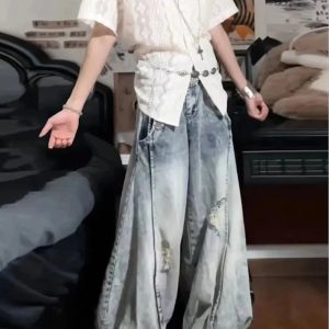 Vintage Balloon Wide-Leg Jeans: Perfect for Casual Outfits & Spring Fits