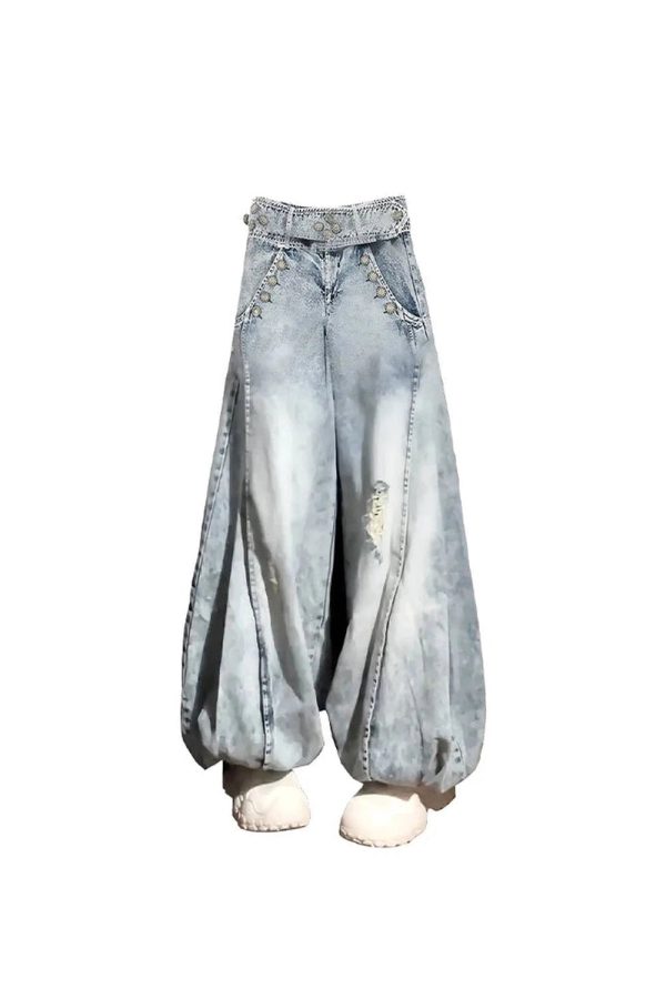 Vintage Balloon Wide-Leg Jeans: Perfect for Casual Outfits & Spring Fits