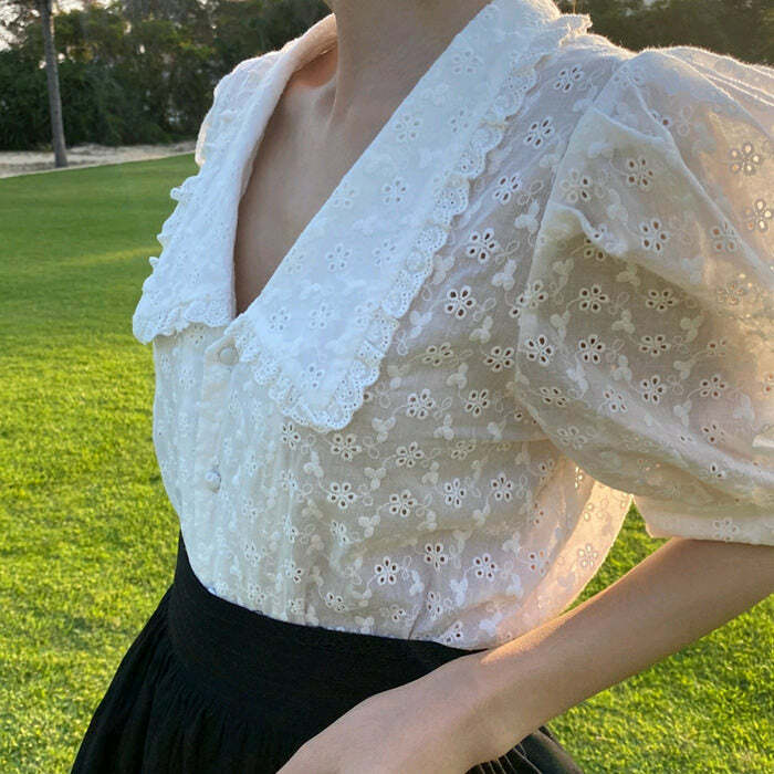 Vintage Collar Lace Shirt: Chic Outfit Ideas for Every Occasion