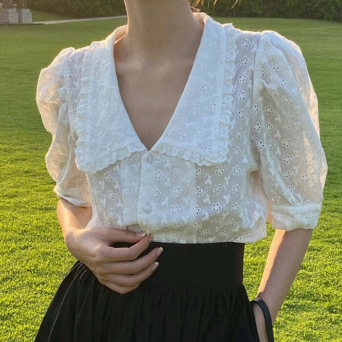 Vintage Collar Lace Shirt: Chic Outfit Ideas for Every Occasion