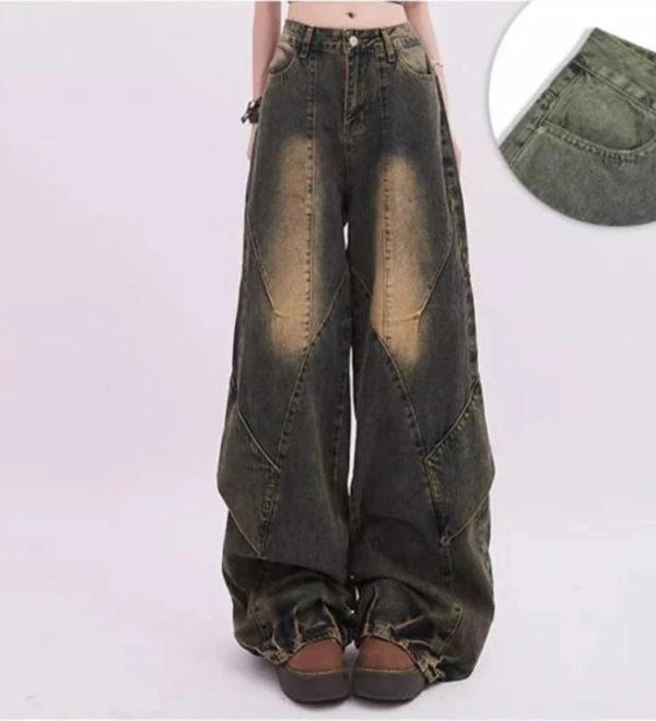 Vintage Fade Patchwork Jeans: Trendy Outfit Ideas for Every Occasion