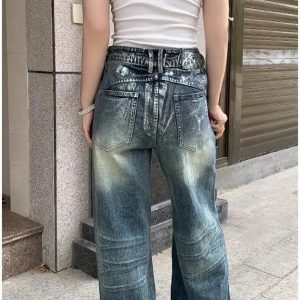 Vintage Fade Wide-Leg Jeans: Perfect for Casual Outfits & Concert Looks