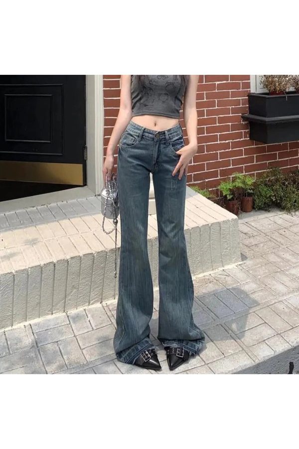 Vintage Flare Denim Jeans: Perfect for Casual Outfits & Concert Outfit Ideas