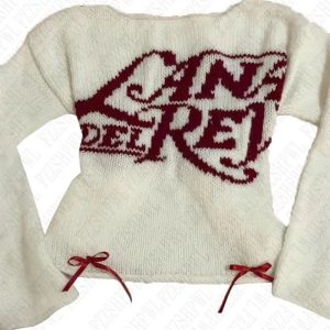 Vintage Logo Knit Sweater: Perfect for Casual Outfits & Concert Outfit Ideas