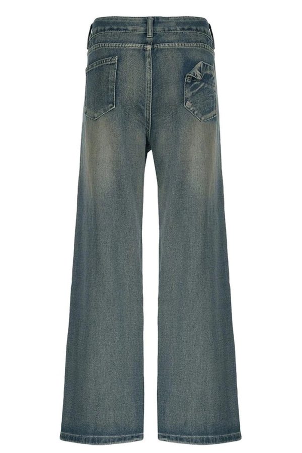 Vintage Washed Baggy Jeans: Perfect for Casual Outfits & Spring Styles