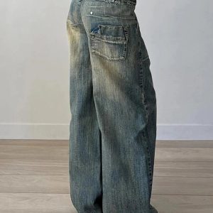 Vintage Washed Baggy Jeans: Perfect for Casual Outfits & Spring Styles