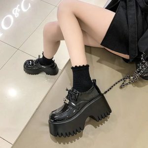 Void Walker Platform Loafers - Y2K Fashion, Cute 2000s Outfits, Mcbling Style