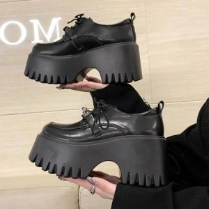 Void Walker Platform Loafers - Y2K Fashion, Cute 2000s Outfits, Mcbling Style