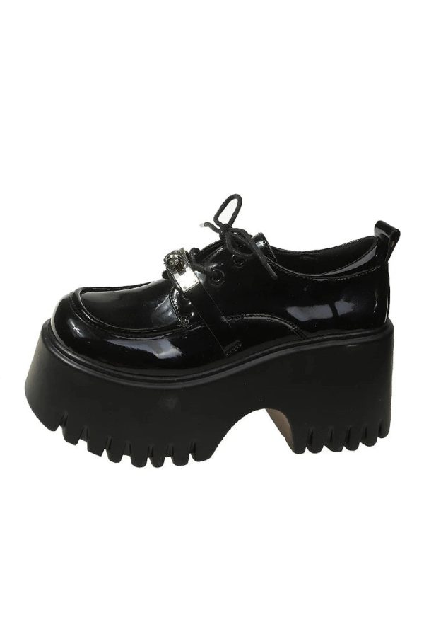 Void Walker Platform Loafers - Y2K Fashion, Cute 2000s Outfits, Mcbling Style