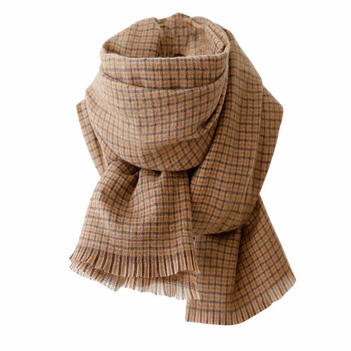 Warm Vibes Plaid Scarf: Perfect for Spring Outfits & Concert Outfit Ideas